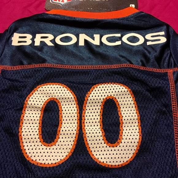 Denver Broncos NFL Dog Jersey Navy - Picture 2 of 6